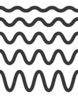 Set of empty winding roads with markings. Asphalt roadways horizontal top view. Seamless highway template. Element of city street or countryside freeway vector