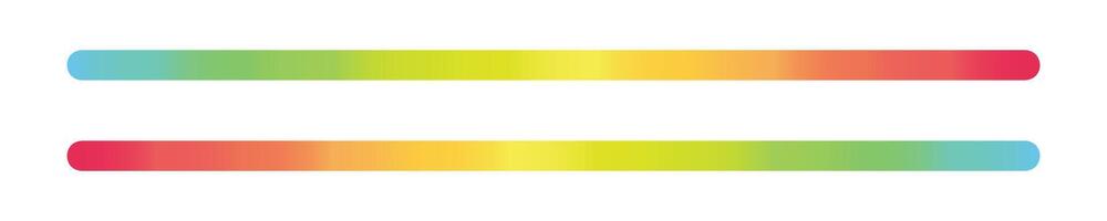 Colorful horizontal slider bar templates for different level indicator tools vector
