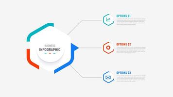 Three Step Infographic label design template with line icons. process steps diagram, presentations, workflow layout, banner, flow chart, info graph illustration. vector