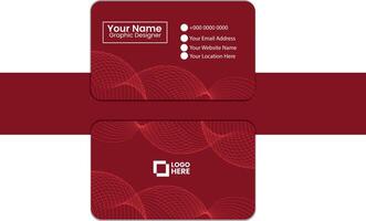 Modern Corporate Business Card design Template vector