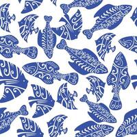 Fish pattern. Perfect for printing on various items. Express your unique style today. vector