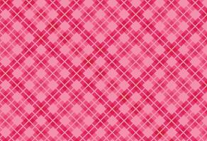 Seamless checkered pattern. Seamless checkered pattern. Coarse vintage Pink plaid fabric texture. Abstract geometric background. Tablecloth for picnic Texture. vector