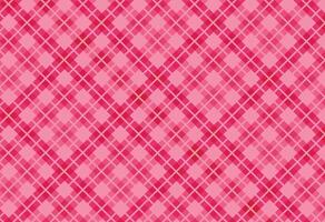 Seamless checkered pattern. Seamless checkered pattern. Coarse vintage Pink plaid fabric texture. Abstract geometric background. Tablecloth for picnic Texture. vector