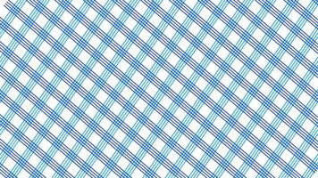 blu attraversato linea plaid tartan modello sfondo, movimento video