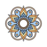 Bohemian Mandala Element Frame Design vector