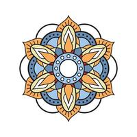Bohemian Mandala Element Frame Design vector