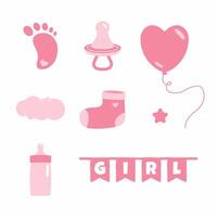 Baby Born Design Element Illustration vector