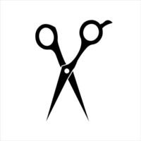 Scissor icon design template on white background vector