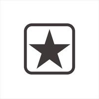 Star icon symbol isolated on white background vector