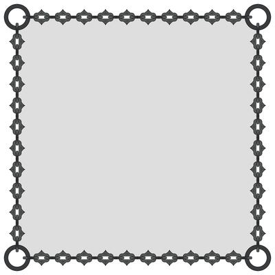 Photo frame with chains