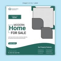 real inmuebles hogar rebaja social medios de comunicación correo, moderno elegante negocio hogar rebaja web bandera modelo diseño vector