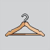 Pixel art illustration Hanger. Pixelated Hanger. Fashion Hanger pixelated for the pixel art game and icon for website and game. old school retro. vector