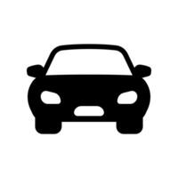 coche icono aislado en blanco antecedentes vector