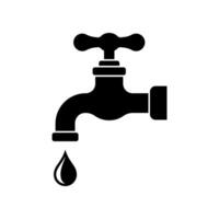 Water tap icon isolated oon white backround. vector