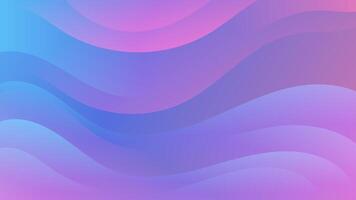 Stunning abstract gradient wave background with multiple colorful waves transitioning smoothly from purple to blue. Perfect for website backgrounds, Social Media, Advertising, Presentation Design vector