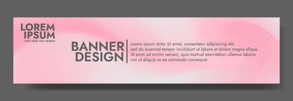 Infuse style into your promotional materials, social media posts, brochures, and presentation graphics with this beautiful pink and white abstract mesh blur banner template vector