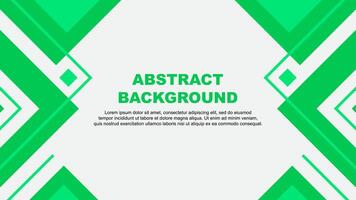 Abstract Background Design Template. Abstract Banner Wallpaper Illustration. Green Illustration vector