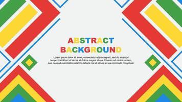 Abstract Colorful Background Design Template. Abstract Banner Wallpaper Illustration. Colorful Rainbow Flag vector