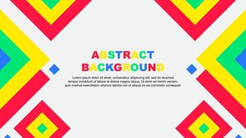 Abstract Background Design Template. Abstract Banner Wallpaper Illustration. Colorful Rainbow Template vector