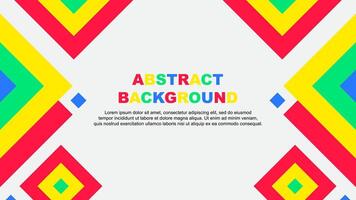 Abstract Background Design Template. Abstract Banner Wallpaper Illustration. Colorful Rainbow Template vector