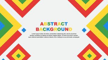 Abstract Colorful Background Design Template. Abstract Banner Wallpaper Illustration. Colorful Rainbow Template vector