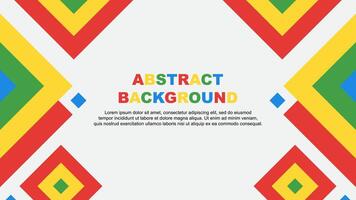 Abstract Colorful Background Design Template. Abstract Banner Wallpaper Illustration. Colorful Rainbow Template vector