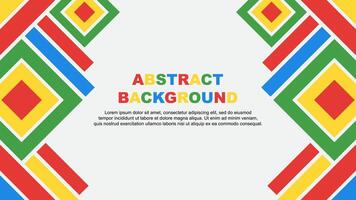 Abstract Colorful Background Design Template. Abstract Banner Wallpaper Illustration. Colorful Rainbow vector