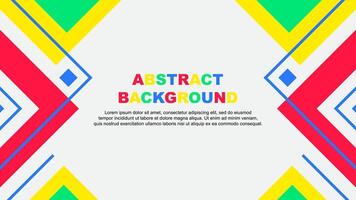 Abstract Background Design Template. Abstract Banner Wallpaper Illustration. Colorful Rainbow Illustration vector