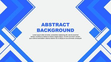 Abstract Background Design Template. Abstract Banner Wallpaper Illustration. Blue Banner vector