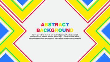 Abstract Background Design Template. Abstract Banner Wallpaper Illustration. Colorful Rainbow vector