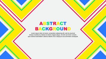 Abstract Background Design Template. Abstract Banner Wallpaper Illustration. Colorful Rainbow vector