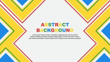 Abstract Colorful Background Design Template. Abstract Banner Wallpaper Illustration. Colorful Rainbow vector