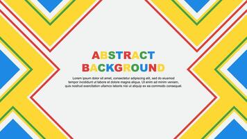 Abstract Colorful Background Design Template. Abstract Banner Wallpaper Illustration. Colorful Rainbow vector