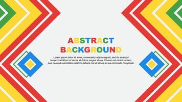 Abstract Colorful Background Design Template. Abstract Banner Wallpaper Illustration. Colorful Rainbow Design vector