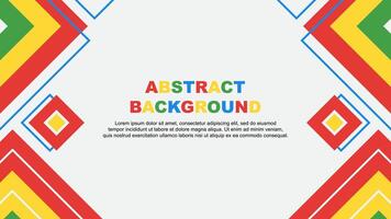 Abstract Colorful Background Design Template. Abstract Banner Wallpaper Illustration. Colorful Rainbow Background vector