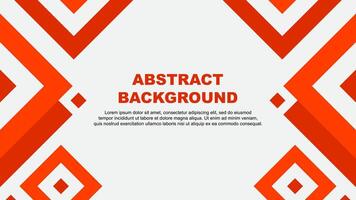 Abstract Background Design Template. Abstract Banner Wallpaper Illustration. Deep Orange Template vector