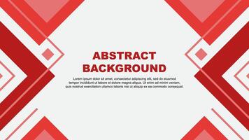 Abstract Red Background Design Template. Abstract Banner Wallpaper Illustration. Abstract Red Illustration vector