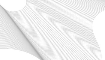 Black line pattern on a white background. abstract background vector
