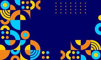 abstract mosaic flat design background vector