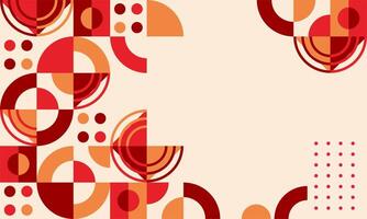 abstract mosaic flat design background vector