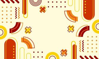 flat design of abstract geometric background vector