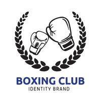 Boxing logo design file for graphic designer or web developer vector