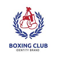 Boxing logo design file for graphic designer or web developer vector