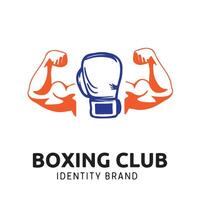 boxeo logo diseño archivo para gráfico diseñador o web desarrollador vector