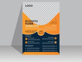 Creative Corporate Business Flyer Design Template vector