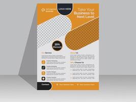 Modern And Creative Corporate Business Flyer Design Template vector