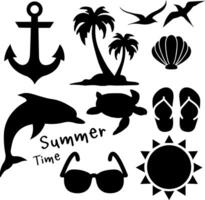 summer time element design for templates vector