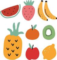 frutas elemento diseño para plantillas. vector