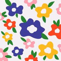 flowers background design for templates. vector