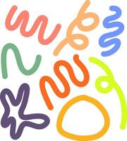 shapes element design for templates. vector